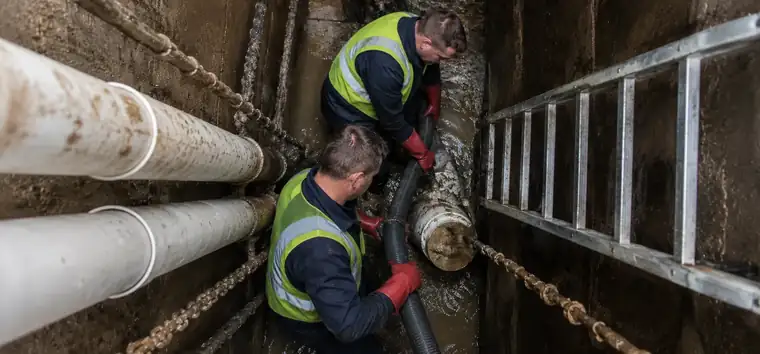Trench and pipeline work in Dubai