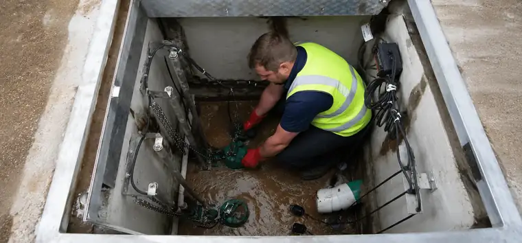 Drainage chamber cleaning in Dubai